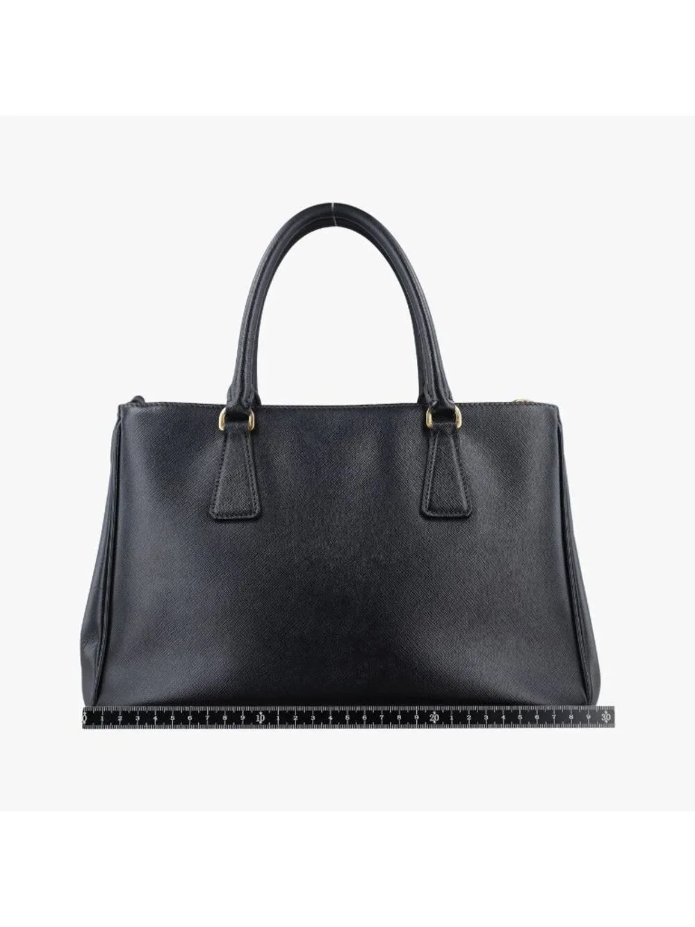 Prada Galleria Black Saffiano Leather 14 Shoulder